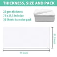 thumbnail image 4 of Disposable Massage Table Sheets Waterproof Non Woven Fabric Breathable Bed Cover for Salon Chair Hotel Lash Beds 31"x71", 4 of 7