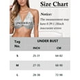 thumbnail image 7 of Aivtalk Womens Metallic Sparkly Halter Chain Top Glitter Sequin Crop Tank Adjustable Backless Cami Shirt V Neck Vest Festival Rave Club Outfits with a pair of Sticky Bra Silver L, 7 of 7