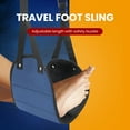 thumbnail image 1 of Meileang Airplane Footrest Foot Hammock Quick Release Adjustable Design Foldable Office Aircraft Foot Rest Hanging Hammock, 1 of 8