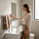 thumbnail image 5 of Coral velvet Washcloths, Ultra Soft & Highly Absorbent Face Towels for Bath, Spa & Gym, Soft Feel Fingertip Towels Quick Drying Microfiber Hand Towel 29.5 x 13.8in Wash Cloths, 5 of 6