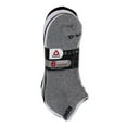 thumbnail image 6 of Reebok Men's Socks, Performance Cotton Blend Low Cut Socks, 6-Pack, 6 of 8