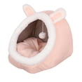 thumbnail image 2 of Cama cueva para mascotas para gatos y perros - Cama para gatos / para gatos / Cuevas para camas cubiertas para gatos con almohada acolchada - Rosa S Sunnimix Perrera lavable con cama nido, 2 of 8