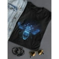 thumbnail image 3 of Neon Bee Shaped T-Shirt Women -Image by Shutterstock, Female Large, 3 of 4