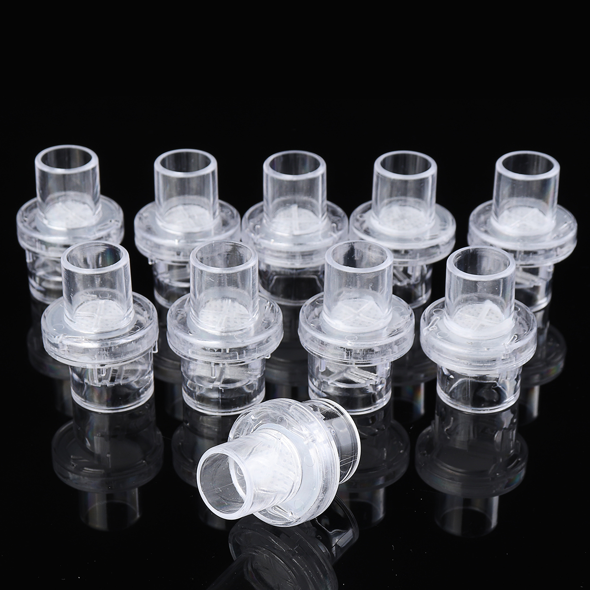 Mrosaa Disposable Oneway CPR Mask Training Valves Mouthpieces