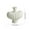 White, variant on FEOLGEHLY White Plastic Vase for Flowes, 7.5 Inch Vintage Flower Vase Cute Pumpkin Vases for Pampas Grass, Home Decor, Farmhouse, Office Decor, Table and Kitchen Shelf