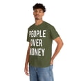 thumbnail image 6 of People Over Money Unisex Graphic Tee Shirt, Sizes S-5XL, 6 of 12