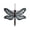 A, variant on Black style Dragonfly Acrylic Suncatcher, Suncatchers for Window Hanging Ornament, Glass Effect Indoor Outdoor Garden Decor for Dragonfly Lovers, Gifts
