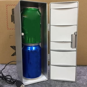 Congelateur portable pour petit réfrigérateur, isolant USB Frideg Mini Réfrigérateur congélateur, pour la voiture de bateau ou bureau