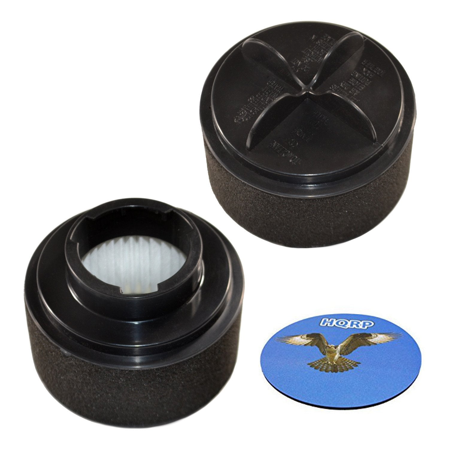 HQRP 2pack Inner & Outer Circular Filter Set for Bissell Easy Vac 3130