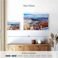 thumbnail image 4 of Elephant Stock Winter In Bryce Canyon Wall Art - Horizontal Canvas Wall Art - Living Room Wall Decor - Nature Canvas - Purple And Orange Decor - 24" x 16", 4 of 8
