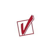 Stamp-Ever Pre-Inked Message Stamp – Checkmark, Red Ink – Impression Size: 3/4 Round