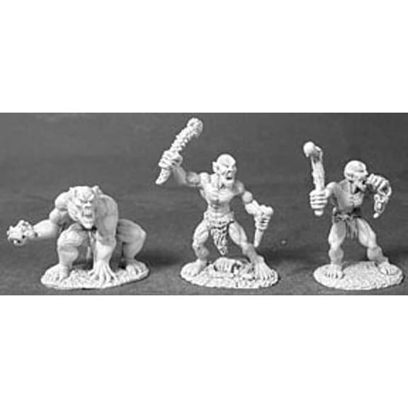 Reaper Miniatures Ghouls and Ghast (3 Pcs) #02450 Dark Heaven Unpainted Metal
