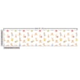thumbnail image 3 of Ambesonne Easter Fabric by the Yard Upholstery, Bunnies Colorful Eggs Heart, 5 Yards, Mustard Coral and White, 3 of 5