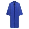 thumbnail image 1 of TiaoBug Men's Jedi Uniform Hooded Robe Tunic Cloak Outfit Halloween Cosplay Costume Tie String Cape Blue 3XL, 1 of 7