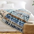 thumbnail image 3 of LHSHID 70th Birthday Gifts for Women Men Blankets for Men Birthday Gifts for Women Men Mom Dad Wife Husband Soft Throw Custom Blanket 50"x60", 3 of 7