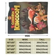 thumbnail image 3 of Cookie Run Kingdom Blanket, Super Soft Throw Blanket For Bed Sofa Couch, Cozy Flannel Blanket For Bedroom Livingroom, 60"X50", 3 of 9