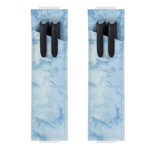 2 portalápices, accesorios de cuero para funda de bolígrafo, banda elástica para la mayoría de tabletas, 17 x 4,5 cm. Zhivalor BST3058024-1