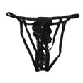 thumbnail image 2 of Victoria's Secret Very Sexy Embroidered Band of Lovers Bikini Panty Black Size Large NWT, 2 of 3