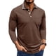 thumbnail image 1 of pstuiky camisa de manga larga para hombre, Cárdigan informal de manga larga con botones y bolsillo para hombre salir tops s, 1 of 7