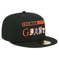 thumbnail image 3 of Men's New Era Black San Francisco Giants Ransom 59FIFTY Fitted Hat, 3 of 6
