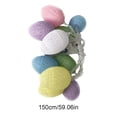 thumbnail image 2 of Easter Egg LED String Lights - Colorful Egg Shaped Mini Decorative Lights, Battery Operated Perfect for Creating Festive Atmosphere, Home Wall, Party & Holiday Scene Decoration, 4.92ft, A, 2 of 6