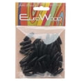 thumbnail image 2 of EuroWood Natural Wood Beads, Tapered Oval Tubes 20mm Long, 50 Pieces, Black, 2 of 2