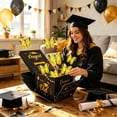 thumbnail image 1 of Caja de regalo sorpresa de graduación con mariposas voladoras: caja explosiva desplegable para recuerdos y decoración de fiestas de graduación de 2026., 1 of 6