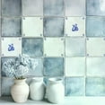 thumbnail image 3 of Mi Alma Peel & Stick Tiles - Rabbit Blue Vinyl Backsplash 12x12, 3 of 4