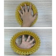 thumbnail image 6 of Set of 2 Gold Curtain Tie with Rod Plastic Curtain Buckle Drapery Holdbacks Curtain Ring Drapery Tiebacks for Window Decoration, 6 of 9