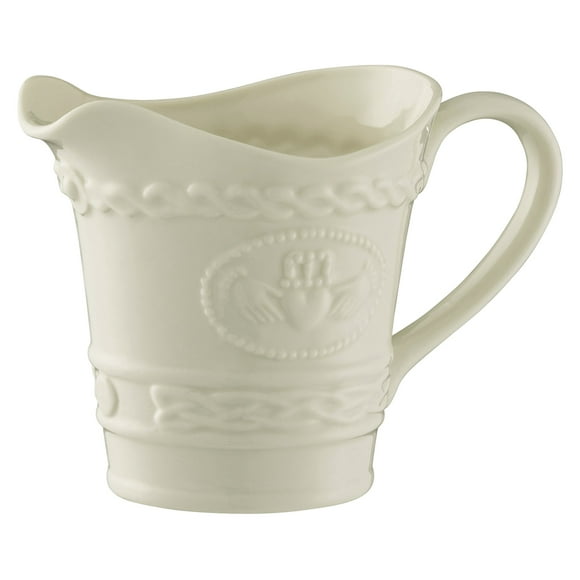 Belleek Claddagh Cream Jug White