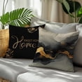 thumbnail image 5 of Bless Home Black Gold Marble Throw Pillow Covers, 18X18 inch Set of 4 Square Modern Outdoor Pillow Cases Decorative Cushion Covers, for Home Couch Sofa Car Decor, 5 of 6