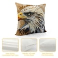 thumbnail image 4 of Orinice Eagle Graphic Decorative Cushion Throw Pillow Cover for Home Couch Living Room Bed Sofa Car Bedroom, High-Quality Cotton Linen Fabric, 1PC 12x12in, 4 of 5