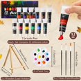 thumbnail image 4 of Kit de pintura y sorbo Cholemy, 36 unidades, para adultos, con lienzo predibujado, 4 of 7