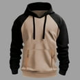 thumbnail image 5 of HXWCHs Walmart Men's Basic Hoodie Men's Casual Solid Color Pullover Hoodie Streetwear Comfortable Drawstring Sweatshirt for All Seasons Grey XL, 5 of 5