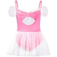 thumbnail image 4 of One Piece Swimsuit for Toddler Girls Pink Princess Swimming Costume Bathing Suit Kids 3-8 Years, 4 of 7