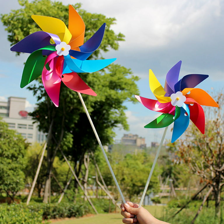 Three-dimensional Windmill Cartoon Children Toys Home Garden Decoration  Wind Spinner Whirligig Yard Decor Garden Yard Party