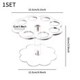 thumbnail image 2 of organization and storage,Pack Small Acrylic Ice Holder Stand With 8 Holes Capacity Clear Acrylic Displaying Stand Cupcake Sugar Rack For Mini Ice Hand Roll Popcor,Clear, 2 of 3