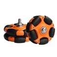 thumbnail image 2 of Lipstore Roues Pliantes Faciles de 58 mm Roues Omnidirectionnelles pour les Passionnés de Vélo Orange, 2 of 8