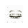 thumbnail image 6 of Stainless Steel Polished White Ceramic Inlay 9.00mm Band Size: 12; for Adults and Teens; for Women and Men, 6 of 6