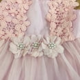 thumbnail image 4 of URMAGIC Kids Baby Girls Sleeveless Lace Beaded Flower Tutu Princess Wedding Dress,2-7Y, 4 of 10