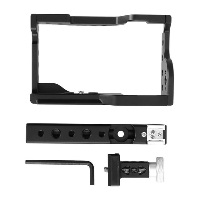Camera Cage Camera Cage With Handle Mirrorless Camera Cage C17 Aluminium Alloy Cage Kit With Handle For A6600/Alpha 6600/ILCE‑6600 Mirrorless Camera