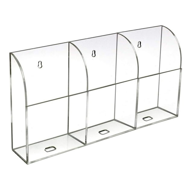 asddcavvf Support de Télécommande de Climatiseur TV 4 Boîtes de Rangement Murales en Acrylique Rangement de Placard en Lin Organisation de Placard