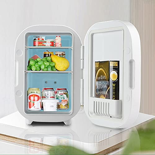 Oukaning Sd&Zc 6 Liter Mini Fridge With Led Lighting Cosmetic Makeup ...