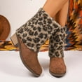 thumbnail image 2 of Women's Boots Autumn/Winter Warm Leopard Print Boots with Thickened Leg Covers for Cozy Comfort and Style, 2 of 9