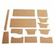 thumbnail image 4 of Plantillas de corte de acolchado Higoodz 13 piezas de cuero acrílico para bricolaje, 4 of 8