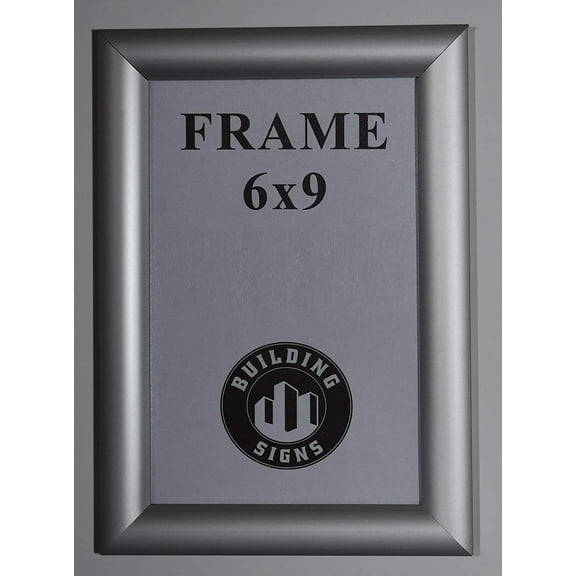 Elevator Certificate Notice Frame 6x9 (Aluminium, Card Size 6x9, Front Insert)(ref-2022-4)