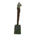 thumbnail image 4 of Ebros Celtic Alpha Wolf Hand Painted Pen with Rustic Tree Bark Holder Stand, 4 of 8