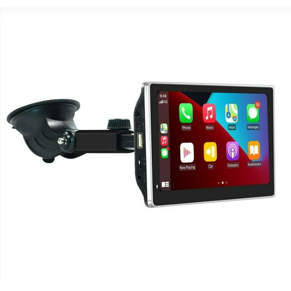 Wireless Apple Carplay Android Auto Screen, 7 Inch IPS Full Touch Screen Portable Car Radio Receiver Compatible with Bluetooth