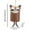 white, variant on PPgejGEK Bohemian Garden Wind Chimes with Resin Animal Decor, Outdoor Hanging Ornament for Patio Yard, Weather Resistant Handcrafted Gift for Home Decoration