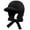 Black, variant on Winter Hats for Women Thickened Hat with Ear Covers and Adjustable Strap for Skiing Cycling Motorcycle in Cold Weather Winter Hat Hot Pink One Size